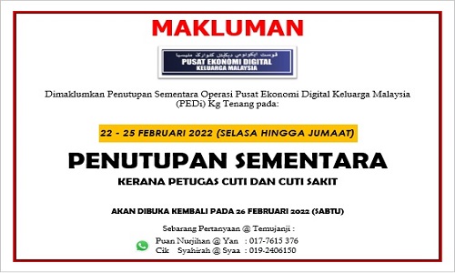 NOTIS-PENUTUPAN-PEDi-22-25-FEB